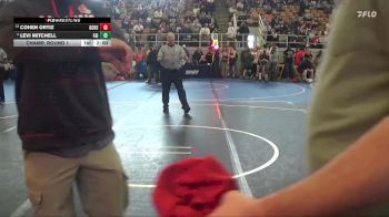 115 lbs Champ. Round 1 - Cohen Ortiz, Grove City High School vs Levi Mitchell, Fairland