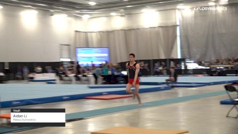 Aidan Li - Vault, Rideau Gymnastics - 2019 Canadian Gymnastics Championships