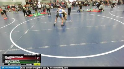 132 lbs Champ. Round 2 - John Stewart, Minion Training Center vs Braxton Stewart, Colorado