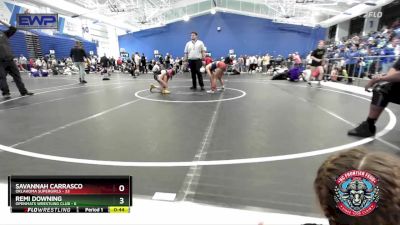 95 lbs Round 3 (4 Team) - Kylee Tran-Harris, Oklahoma Supergirls vs Brekyn Boyle, OpenMats Wrestling Club