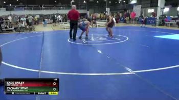 138 lbs Round 2 (8 Team) - Cade Bailey, RED LION WC vs Zachary Stine, I-64 ROADRUNNERS