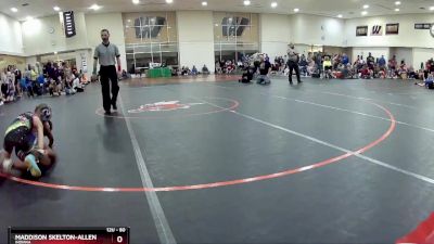 80 lbs Round 2 - Maddison Skelton-Allen, Indiana vs Achaiah McCue, Beast Mode Wrestling Club