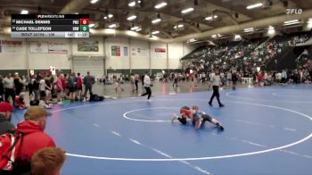 106 lbs Champ. Round 2 - Michael Dennis, Pioneer Wrestling Club vs Cade Tollefson, Big Red Wrestling