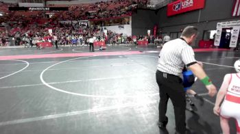 63 lbs Cons. Semi - Caleb Noble, Lancaster Wrestling Club vs Sylus Peterson, Medford/Crass Trained