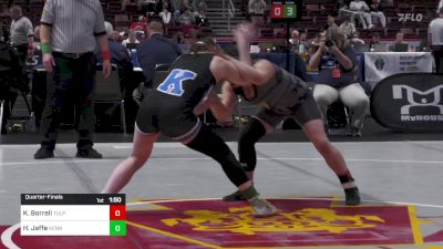 136 lbs Quarterfinal - Katalyna Borreli, Tulpehocken-G vs Haylie Jaffe, Kennett-G