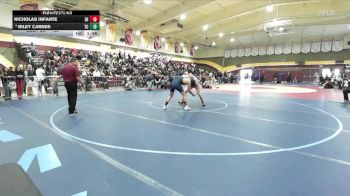 165 lbs Champ. Round 2 - Nicholas Infante, Eleanor Roosevelt vs Riley Carnes, Temescal Canyon