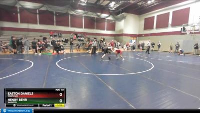 117 lbs Champ. Round 1 - Easton Daniels, Westlake vs Henry Behr, Wasatch