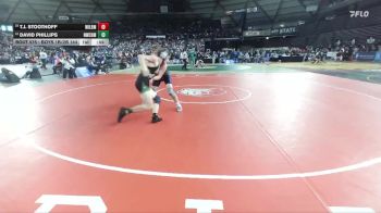 Boys 1B/2B 144 Cons. Round 3 - T.J. Stoothoff, Wilbur-Creston vs David Phillips, Northwest Christian (Colbert)