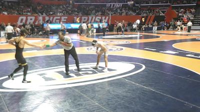 3A 138 lbs Semifinal - Nadeem Haleem, Tinley Park (Andrew) vs Zach Stewart, Aurora (Marmion Academy)