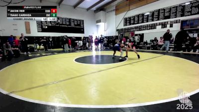 95 lbs Champ. Round 1 - Tiago Cardoza, Durham Wrestling Club vs Jacob Her, Red Star Wrestling Academy