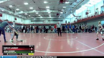 85 lbs Quarterfinal - Tate St. Laurent, CIA vs Kodi Hughes, Floyd Wrestling Club