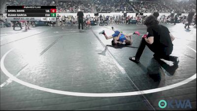 61 lbs Quarterfinal - Aksel Davis, Tahlequah Wrestling Club vs Elijah Garcia, Standfast