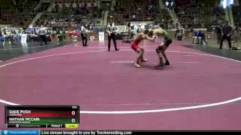 132 lbs Champ. Round 2 - Nathan Mccain, Mountain Brook vs Gage Pugh, Saraland