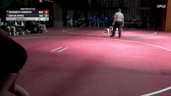 145 lbs Round 3 - Kaylie Havig, Osage vs Elizabeth Roberts, Waterloo West