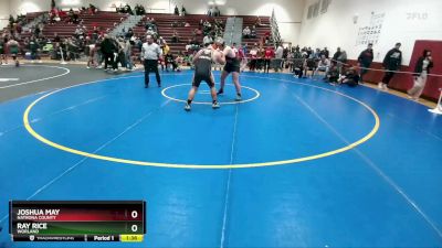 285 lbs Quarterfinal - Joshua May, Natrona County vs Ray Rice, Worland