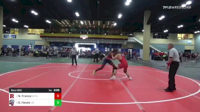 184 lbs Quarterfinal - Nicholas Franco, Rutgers WC vs Gabriel Hayes, Liberty