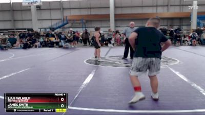 115 lbs Round 4 - Liam Wilhelm, Fighting Squirrels vs James Smith, Lions Youth Wrestling