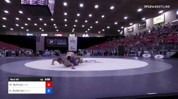 92 kg Round Of 16 - Michael Battista, Cavalier Wrestling Club vs Kash Anderson, Colorado Mesa Wrestling Club