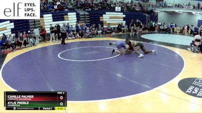 145 lbs. Cons. Round 3 - Kylie Preble, Camdenton vs Camille Palmer, Lafayette (Wildwood)