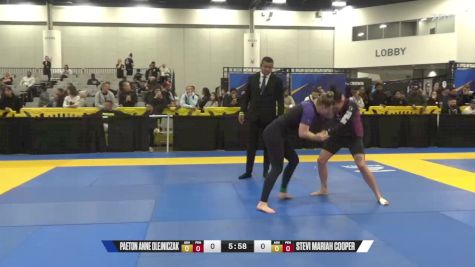 Stevi Mariah Cooper vs Paeton Anne Olejniczak 2024 World IBJJF Jiu-Jitsu No-Gi Championship