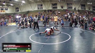 101 lbs Semifinal - Noah Espinoza, Central Catholic Wrestling Clu vs Jacob Rodriguez, IRON EAGLES