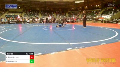 70 lbs Semifinal - Isaac Benedict, Sebolt Wrestling Academy vs Dominic Galvan, Elk Grove Wrestling Academy EGWA