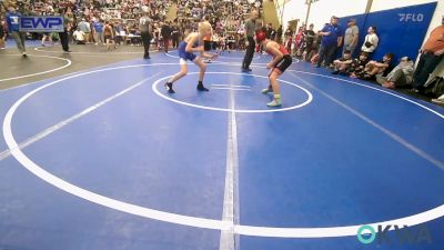 80 lbs Quarterfinal - Cole Richardson, Barnsdall vs Bandy Johnson, Checotah Matcats