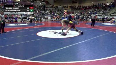 5A 157 lbs Semifinal - Martin Alex Lopez, Van Buren vs Cannon Vincent, Lake Hamilton