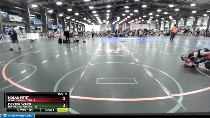 96 lbs Rd# 3 12:00pm Friday - Dexter Ward, Mid-Atlantic AllStars vs ...