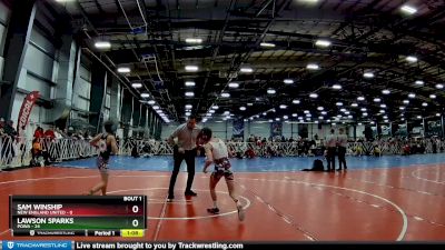 92 lbs Rd# 1 9:00am Friday - Lawson Sparks, POWA vs Sam Winship, New England United