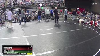 50 lbs Finals (8 Team) - Tell Johnson, South Dakota Lightning vs Kyan Keys, Nebraska Red