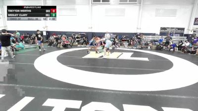 240 lbs Quarterfinal - Treyton Werths, Ohio Gold-MS vs Wesley Clary, Bulldog Premier-MS