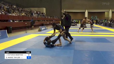 ILLYAUNA VICTORIA MARTINEZ vs SARAH MARIE TAYLOR 2024 Pan IBJJF Jiu-Jitsu No-Gi Championship