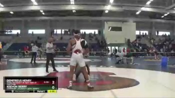 197 lbs Quarterfinal - Keevon Berry, Centenary University (New Jersey) vs Demitreus Henry, State University Of New York At Cortland