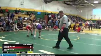 138 lbs Cons. Round 4 - Mason Fitch, AVON vs Mason Ritter, WAUSEON