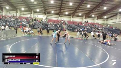 132 lbs 5th Place Match - Juan Cruz, Utah vs Ho`akea Salter, Hawaii