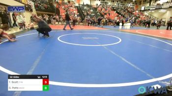 52-55 lbs Semifinal - Tucker Scott, Coweta Tiger Wrestling vs Garrett Potts, Wagoner Takedown Club