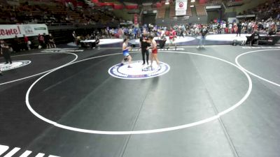 155 lbs Ivana Cuellar, LAWA - Los Angles Wrestling Association vs Savanna Gomez, SDIKWA - San Diego-Imperial Kids Wrestling Association