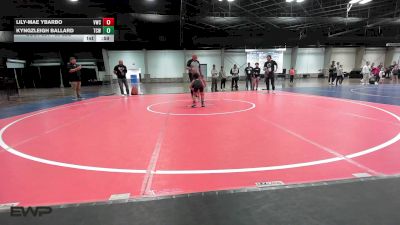 55 lbs Rr Rnd 1 - Lily-Mae Ybarbo, VICI Wrestling vs Kyngzleigh Ballard, TEAM CONQUER