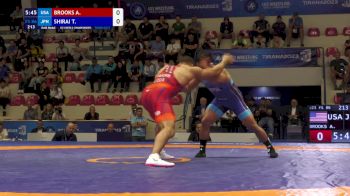 86 kg Final 1-2 - Aaron Marquel Brooks, United States vs Tatsuya Shirai, Japan
