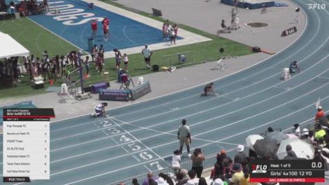 2026 AAU Junior Olympic Games - Youth Girls' 4x100m Relay, Semi-Finals 1 - Age 12