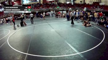 95 lbs Cons. Round 3 - August Wingebach, Mullen Youth Wrestling Club vs Zayd Wortmann, League Of Heroes