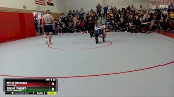 175 lbs Champ. Round 1 - Titus Miranda, Columbine vs Trent Target, Fruita Monument