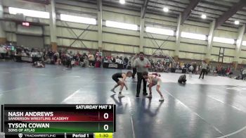 90 lbs Cons. Round 3 - Tyson Cowan, Sons Of Atlas vs Nash Andrews, Sanderson Wrestling Academy