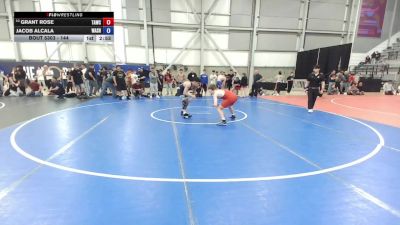 144 lbs Cons. Round 3 - Grant Rose, Team Aggression Wrestling Club vs Jacob Alcala, Washington