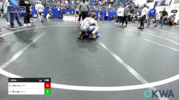 112 lbs Rr Rnd 3 - Eastyn Norris, Team Nomad vs Jax Byrge, Weatherford Youth Wrestling