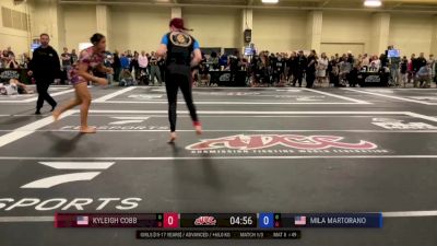 Kyleigh Cobb vs Mila Martorano 2025 ADCC Charlotte Open