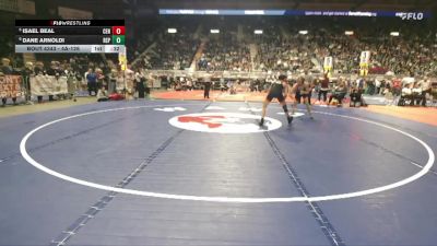 4A-126 lbs Cons. Semi - Isael Beal, Central vs Dane Arnoldi, Rock Springs