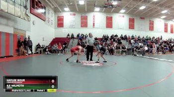 130 lbs 5th Place Match - Ile Wilmoth, Green vs Haylee Bour, Canton McKinley