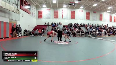 130 lbs 5th Place Match - Ile Wilmoth, Green vs Haylee Bour, Canton McKinley